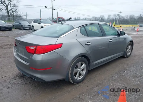 2015 Kia Optima Lx z USA, uszkodzony, nr VIN 5XXGM4A75FG519381